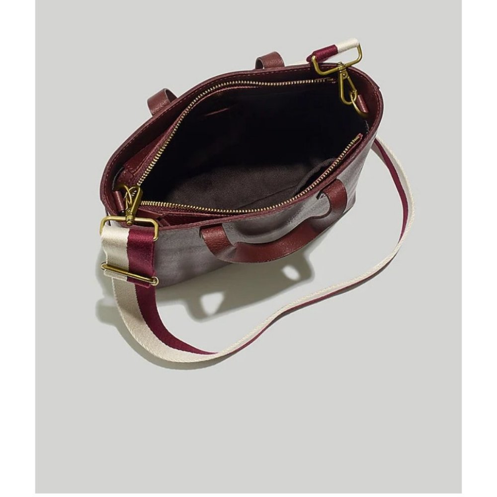 Madewell Forest Green Leather Bucket Bag - Picture 2 of 16